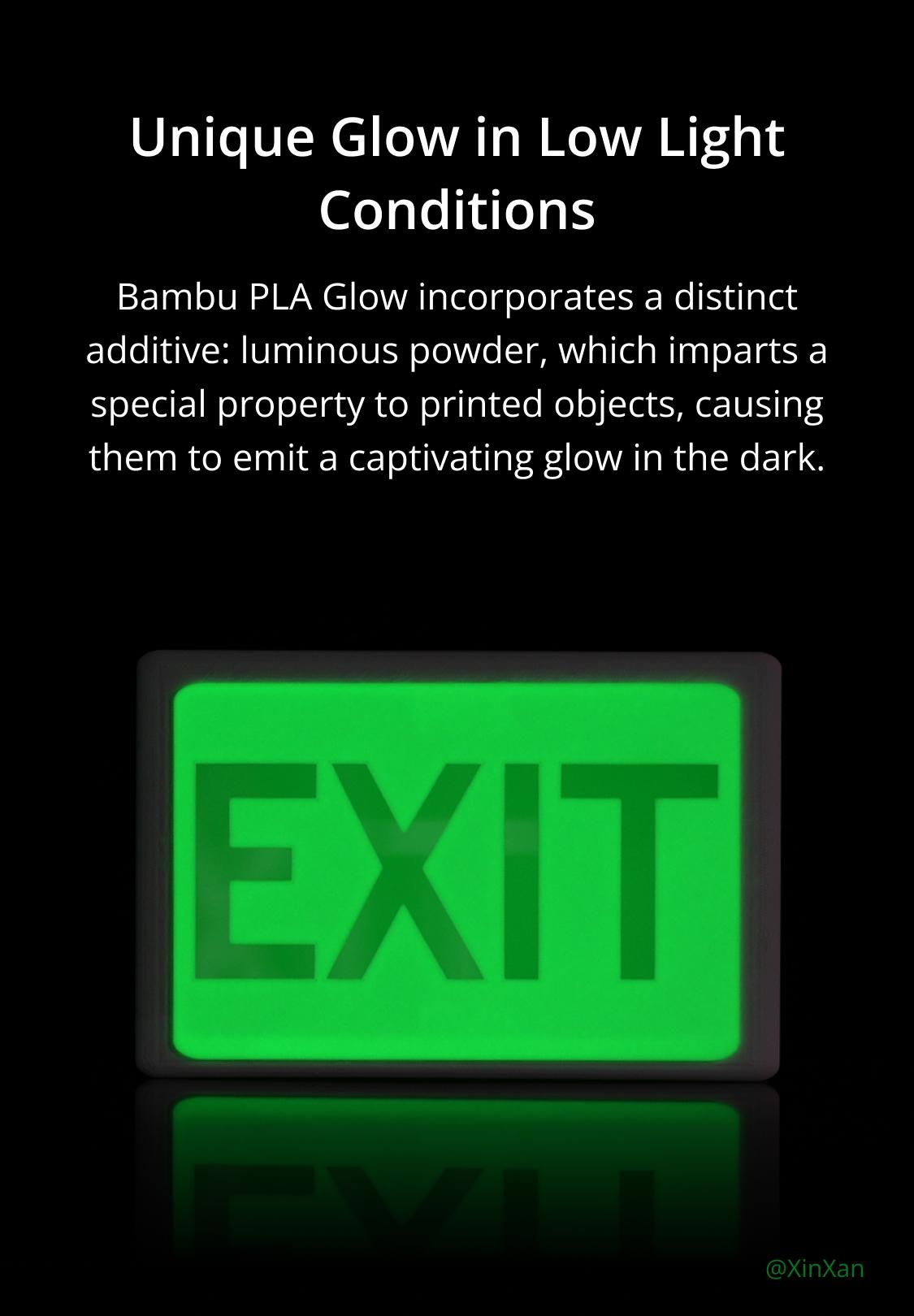 PLA Glow, 3D Printing Filaments and Materials