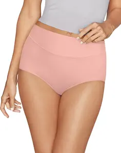 Hanes Women's Microfiber Smooth Brief 6-Pack