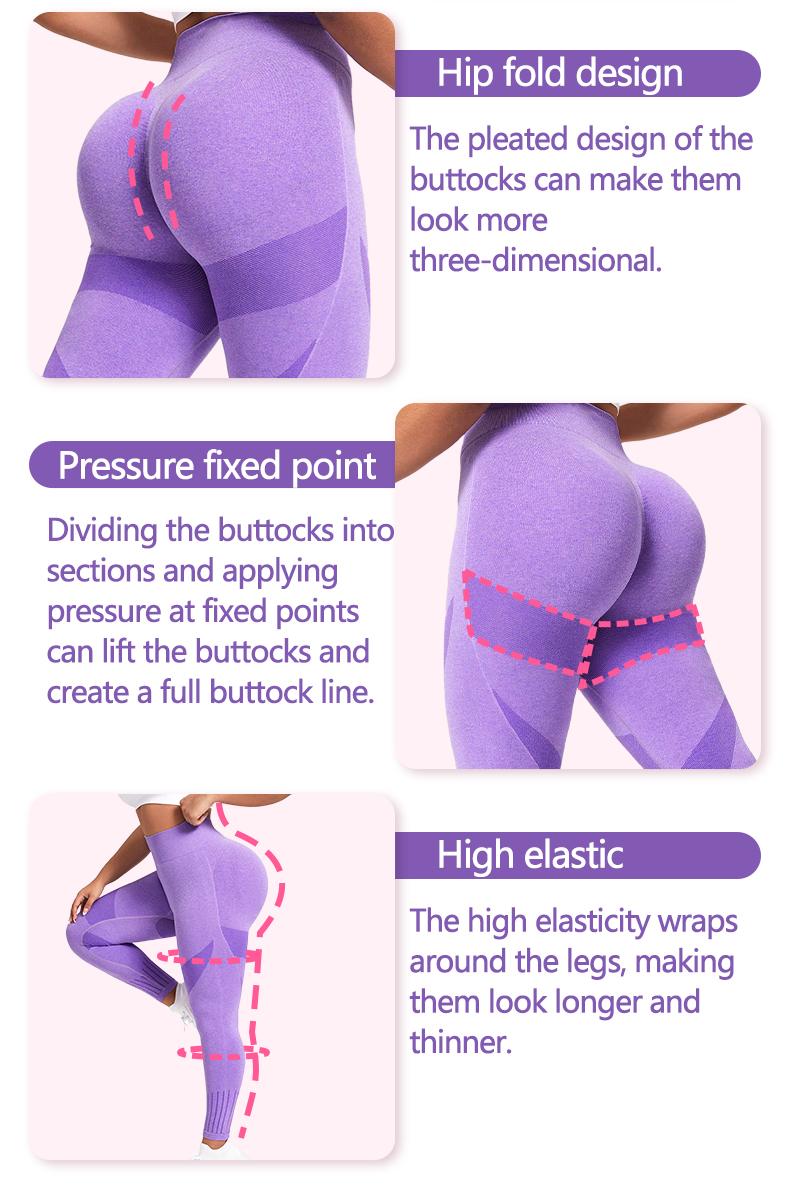 SUOVADUN CK004 Women's Four-Way Stretch High Waist Seamless Yoga Pants - Quick Dry, Pilates Gym Athletic Leggings Slim Tummy Control Pants Athleisure Style Bottoms