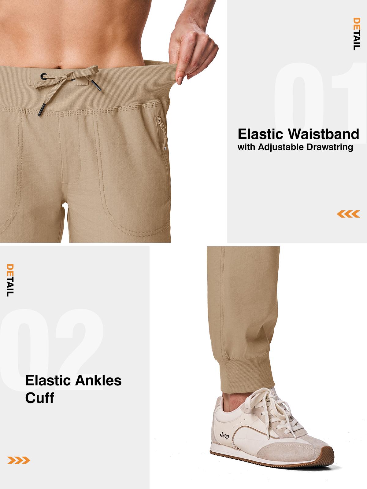 1/2 PACK YSENTO Women's Cargo Pants Casual Lightweight Hiking Outdoor Pants Quick Dry Travel Sweatpants Joggers Elastic Waist With Multiple Pockets #Monther's DAY 1/2 PACK YSENTO Women's Cargo Pants Casual Lightweight Hiking Outdoor Pants Quick Dry Travel Sweatpants Joggers Elastic Waist With Multiple Pockets #Monther's DAY