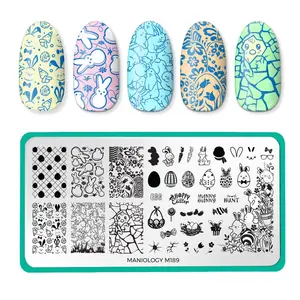 Spring Occasions: What's Crackin Easter (m189) - Nail Stamping Plate