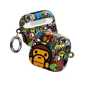 Baby Monkey Milo Hip Hop Style Airpod Cases, Y2K Style Case Cover, Airpod Case Cover, Cute Protective Cover for all Airpod Gen 1 2 3 4/ AirPods Pro Gen 1 2 3