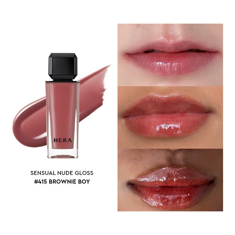 [HERA Official] SENSUAL NUDE GLOSS  – Volumizing Korean Lip Gloss for Smooth, Fuller-Looking Lips | Sheer & Glossy Finish, Non-Sticky, Moisturizing & Hydrating