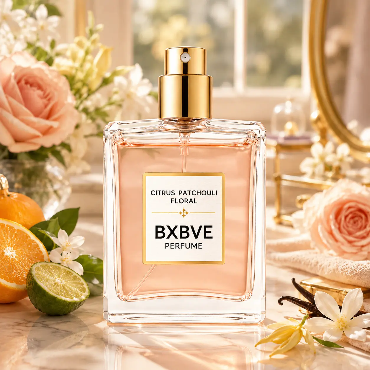 BXBVE Women’s Perfume 1.7fl oz & 3.4fl oz(50ml & 100ml), Long-Lasting Floral Eau de Parfum, Luxury Romantic Fragrance for Women, Daily Wear & Date Night Scent, Perfume Gift for Her