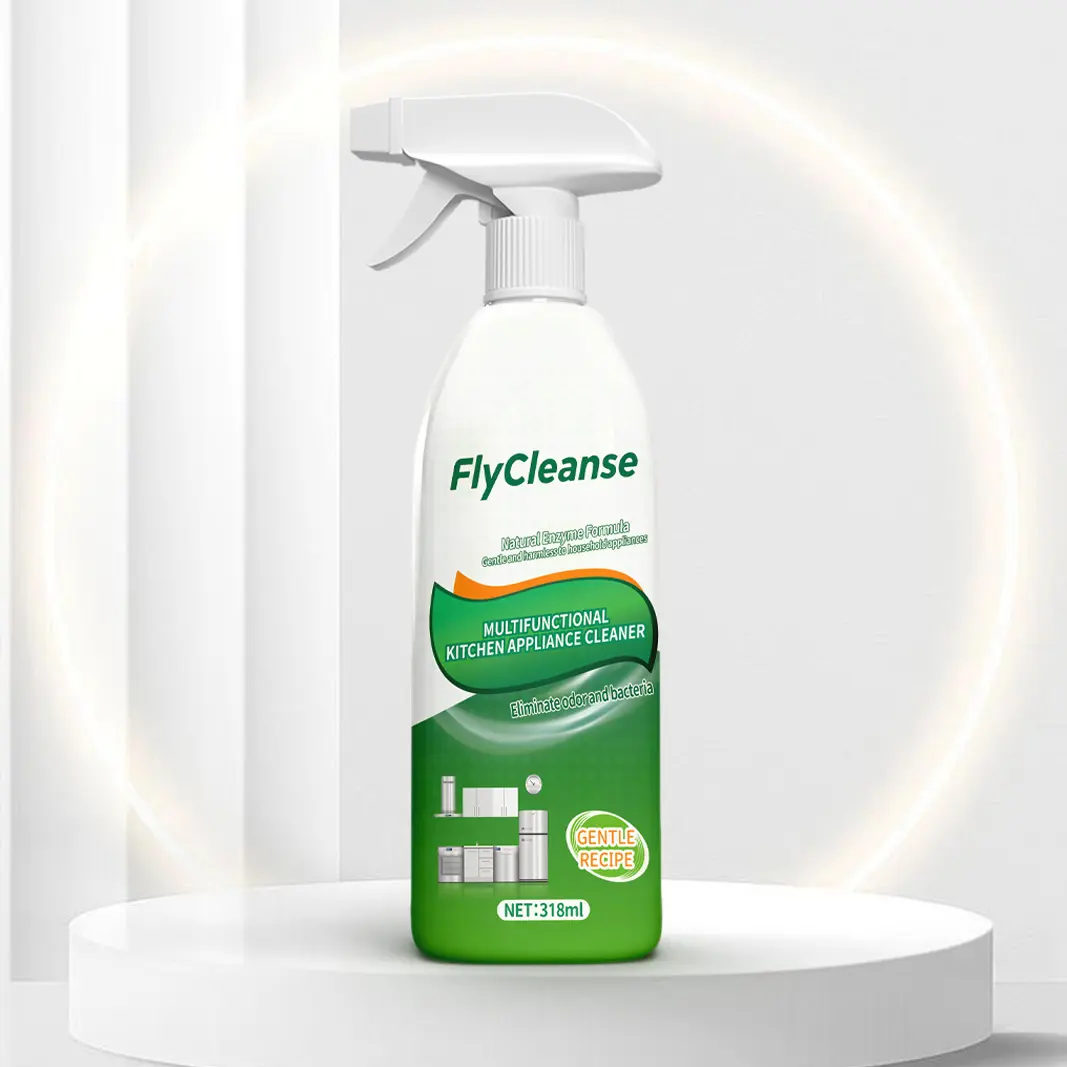 FlyCleanse Household Kitchen Liquid Grease Remover Spray - All-Purpose Multi-Purpose Cleaner for Stovetops, Range Hoods - 318 ml/Bottle M1, Grease All-Purpose Cleaners backtoschool