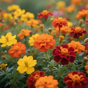 Sulfur Cosmos Wildflower Seeds 100pcs – Easy to Grow, Bee & Butterfly Friendly, Perfect for Pollinator Gardens