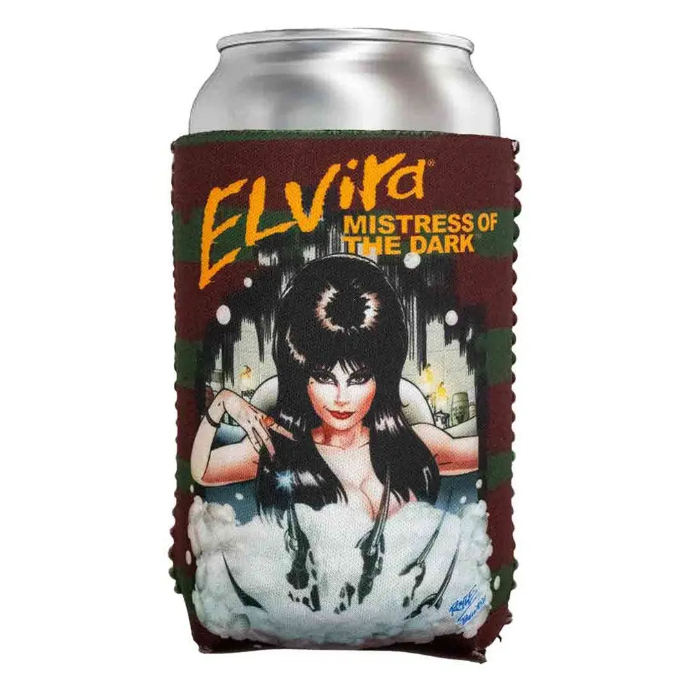 Elvira Nightmare Bath 12 oz Can Cooler Coozies