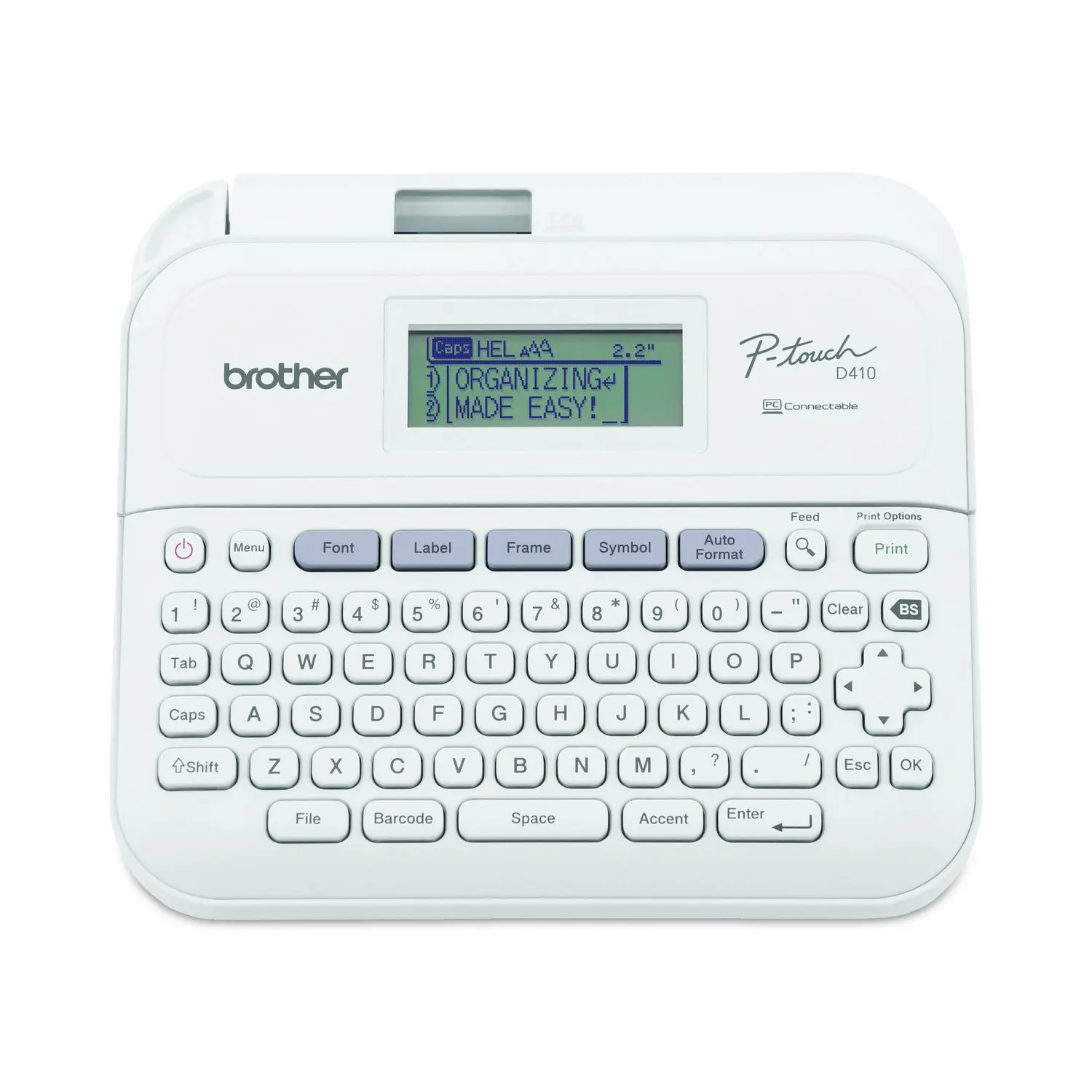 Brother&reg; P-touch PT-D410 Home-Office Advanced Connected Label Printer Machine, Plastic Body