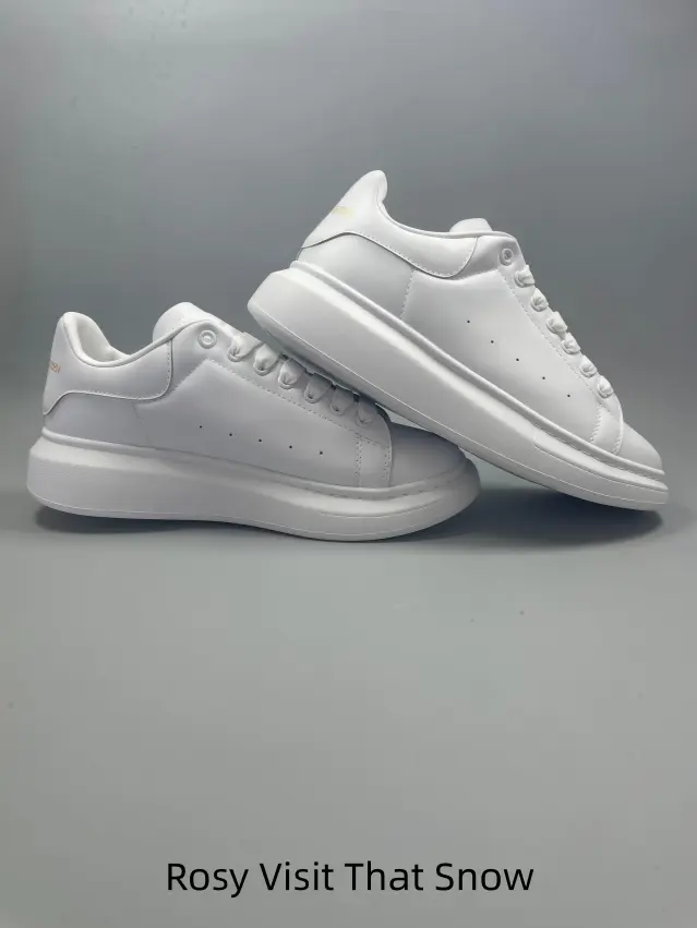 Unisex All-White Leather Platform Shoes - Non-Slip Thick Sole, Fully Breathable, Ideal for Commuting Outdoor Walking Trips (Sports Collectibles)