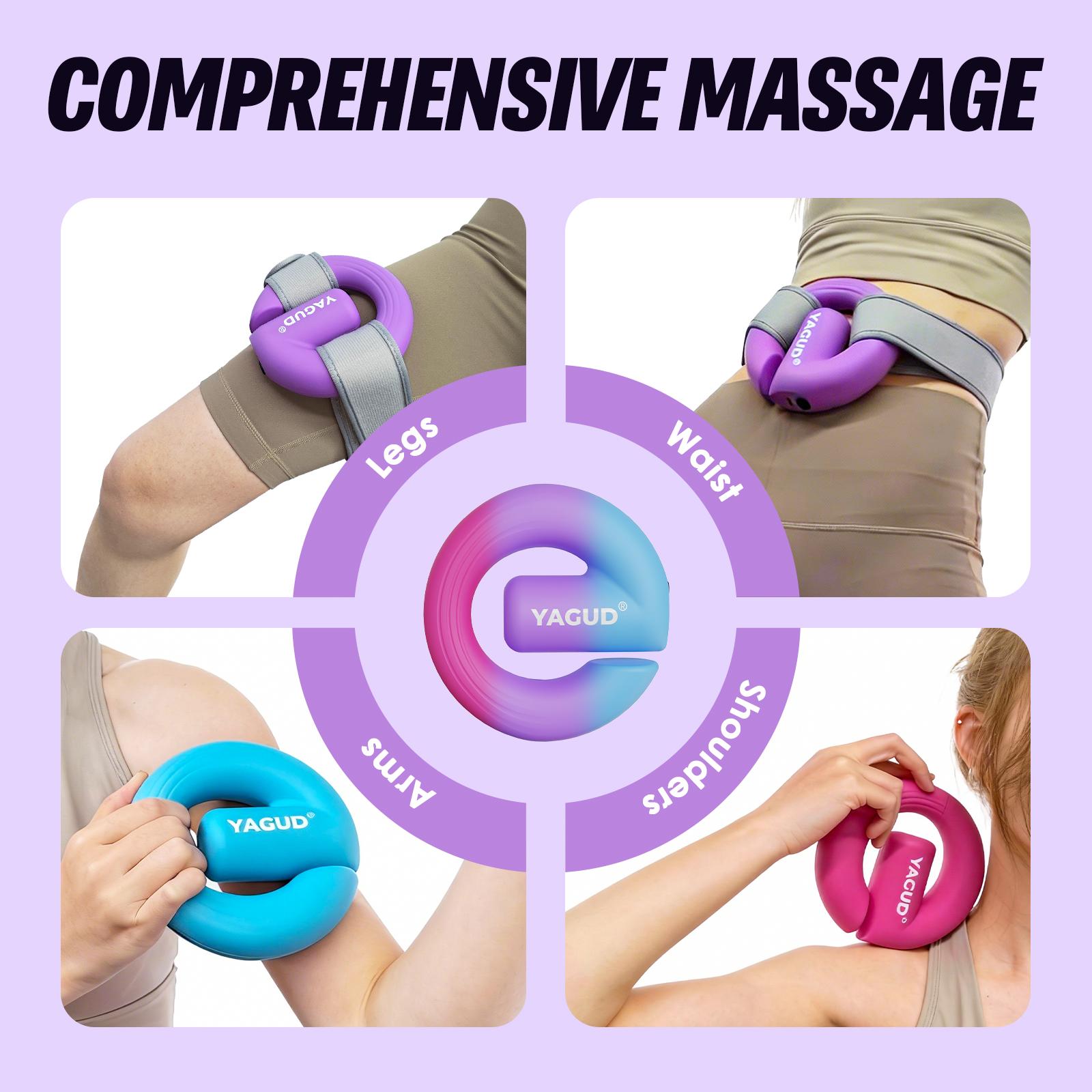 Yagud Multifunctional Full-Body Fascia Ring, Adjustable Massage Modes,Ergonomic Design for Muscle Knot Recovery & Relaxation, Portable for Neck, Shoulder, Back, Waist & Legs