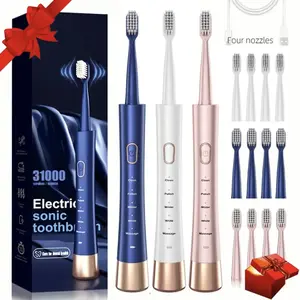 Electric toothbrush,Teeth Cleaner Tartar Ultrasonic Tooth Cleaner Teeth Dental Scaler Tartar Remover Usb Electric Tooth Brush Electric Toothbrushes For Adult