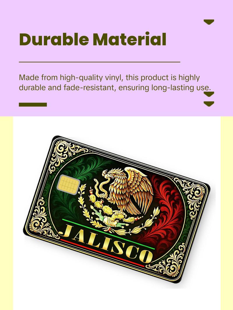 Mexico y Estados Credit Card Skin Waterproof Mexico y Estados Credit Card Skin Waterproof