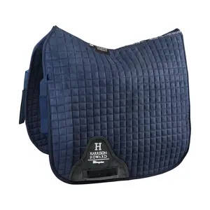Harrison Howard Dressage Saddle Pad Suede Square English Saddle Pad for Horses Dressage Event