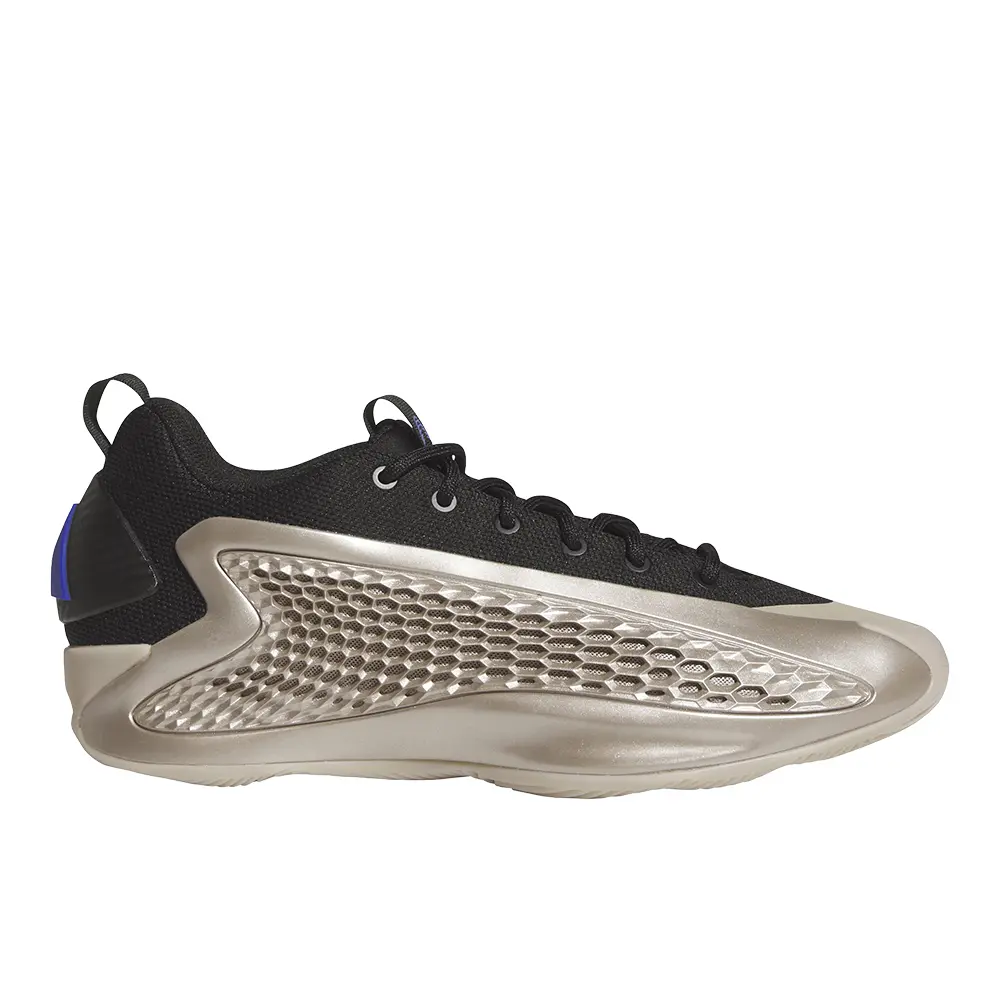 adidas Mens Anthony Edwards 1 Low Trainers Basketball Sneakers Shoes - Gold