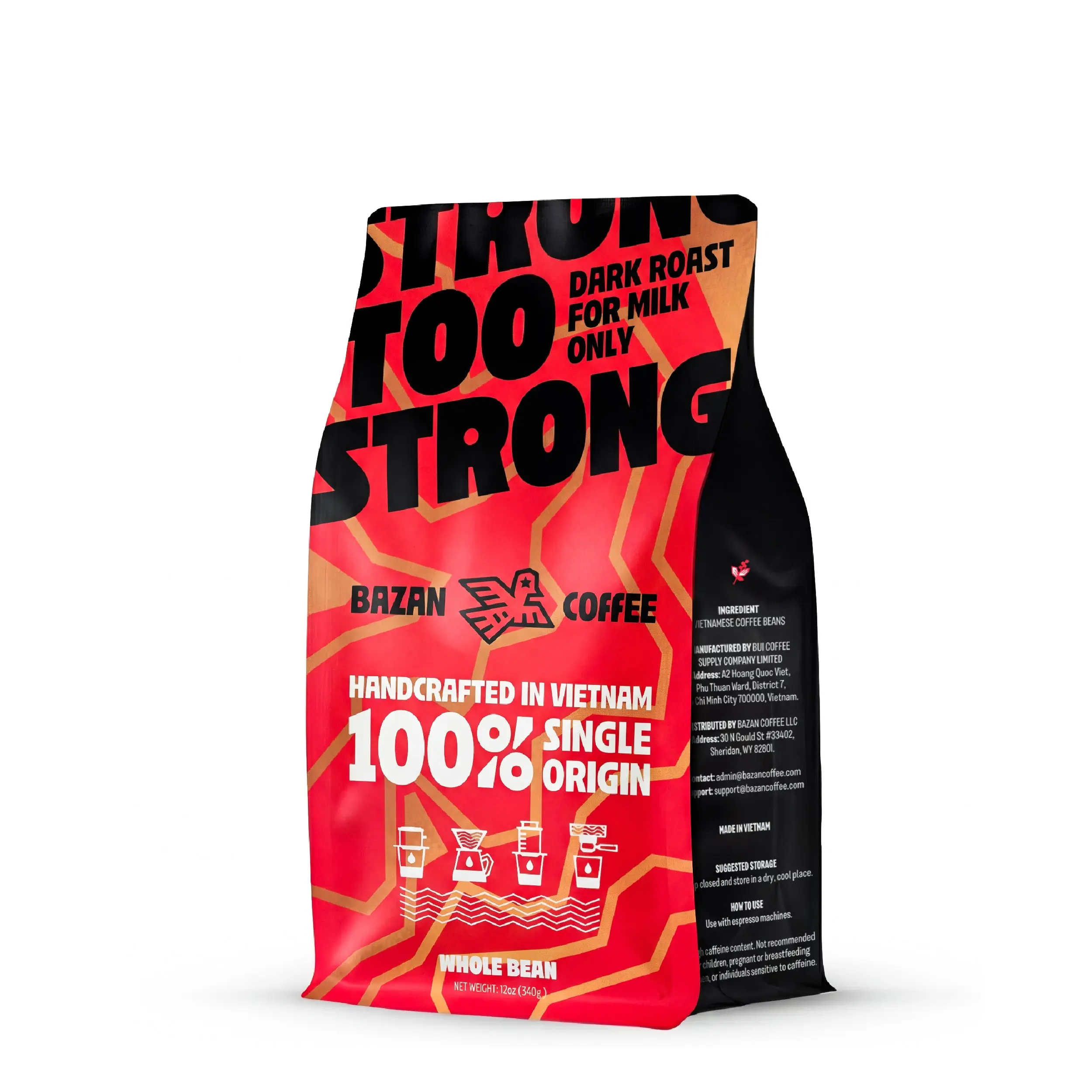 Too Strong, Premium Vietnamese Robusta, Dark Roast