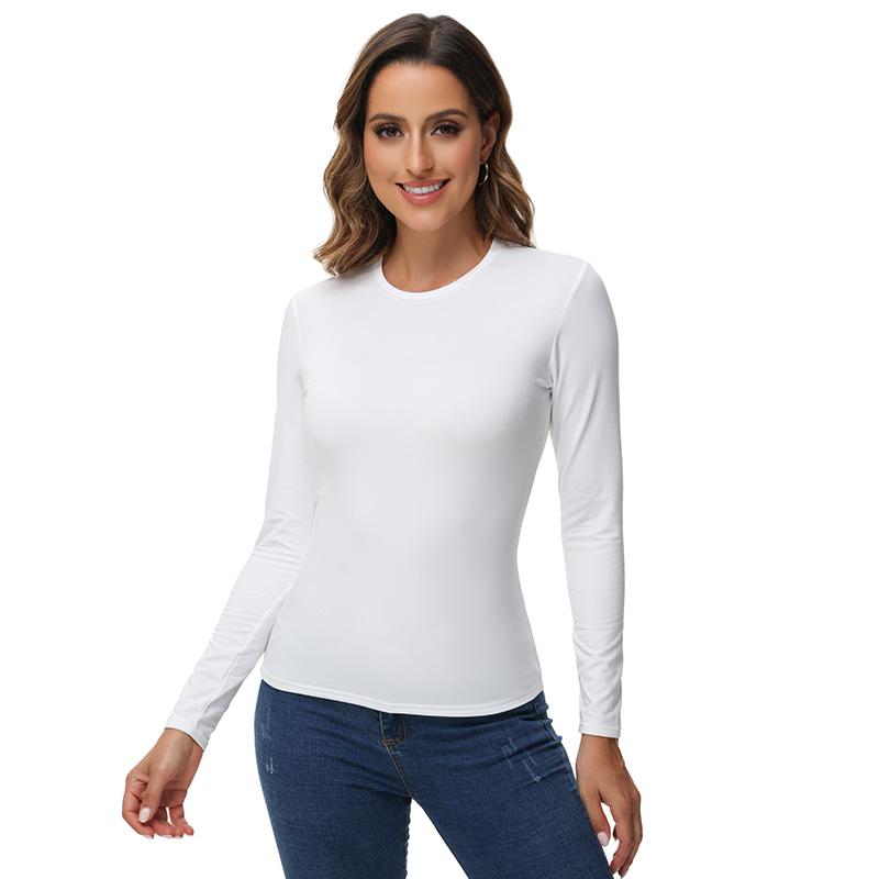 Women's Thermal Long Sleeve Top - Lightweight Warm Base Layer for Casual Winter Wear Buy 1 Get 1 Free Essential Tee