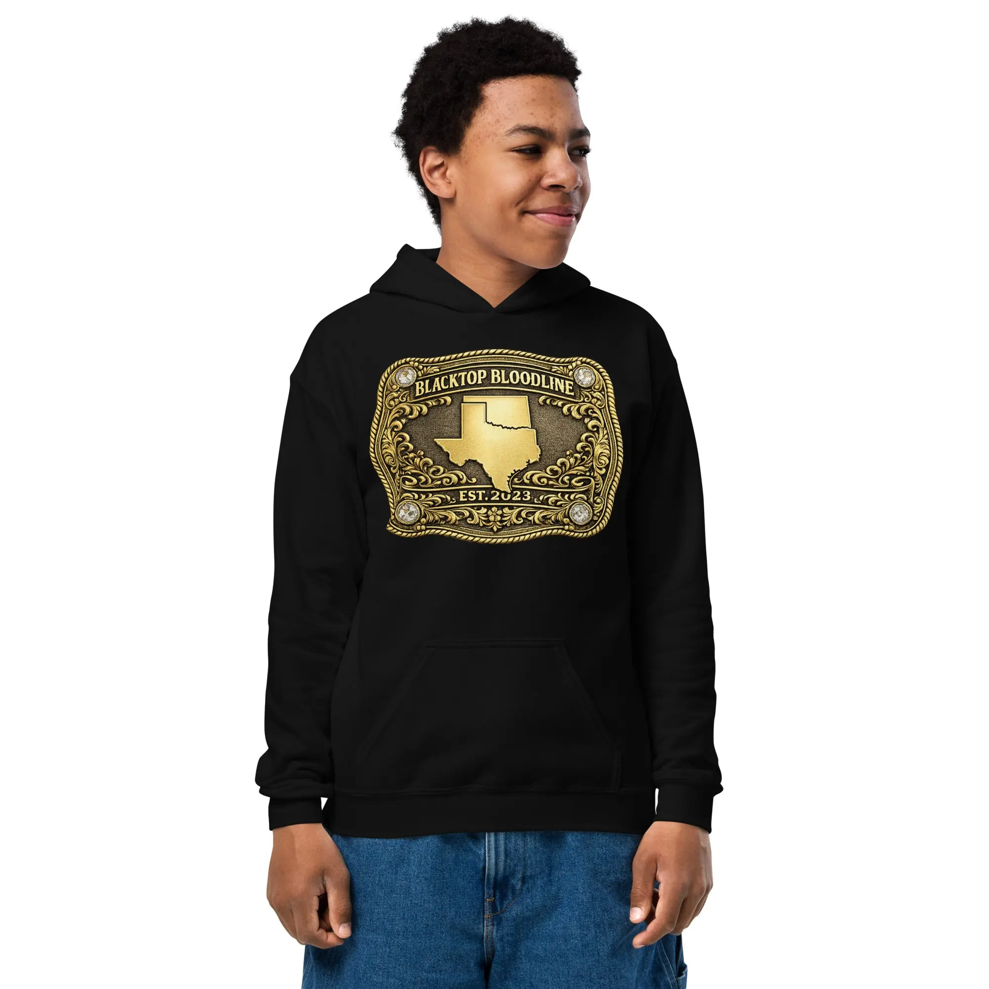Gold Buckle — Youth Hoodie