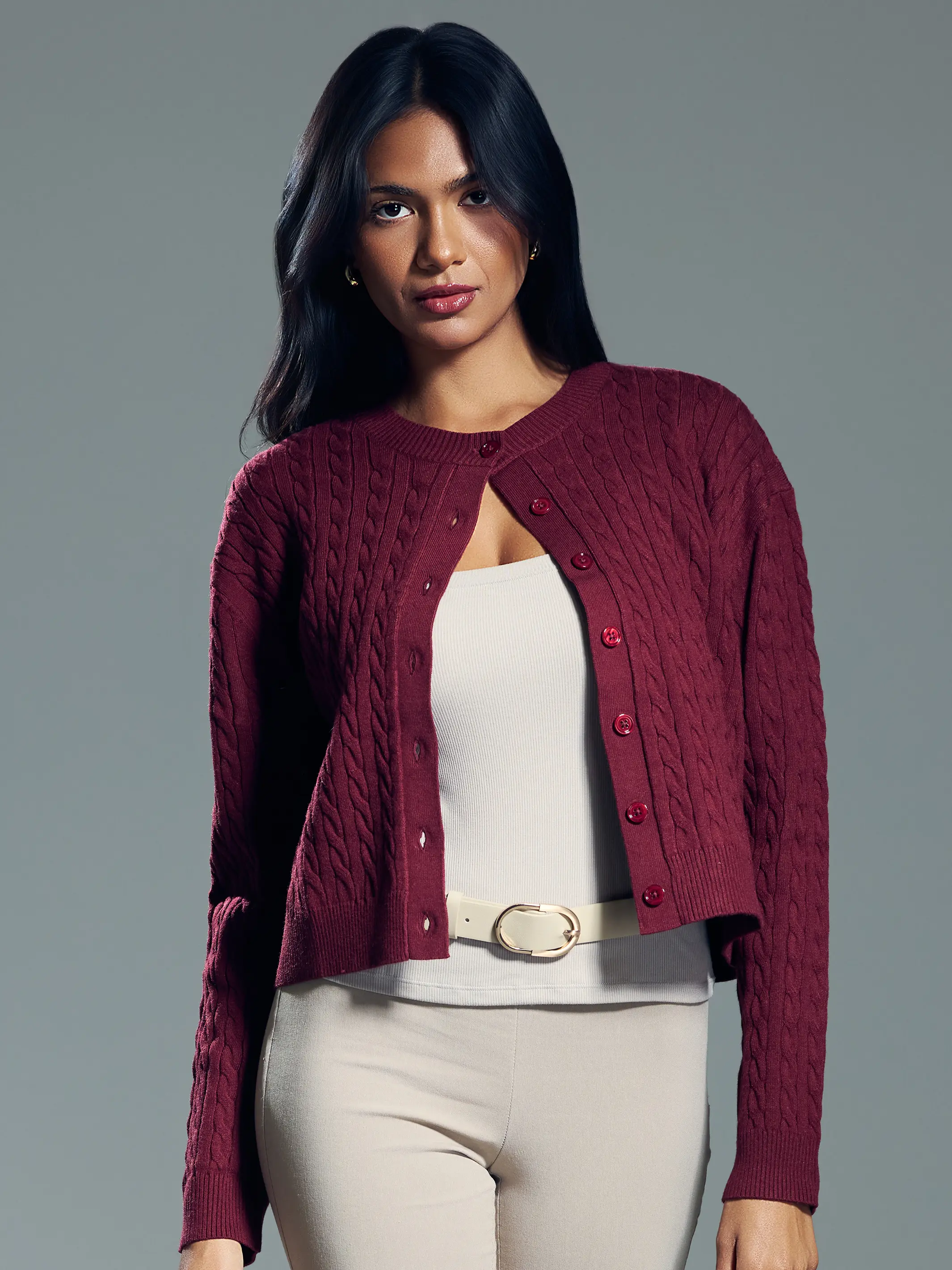Cable Knit Cardigan