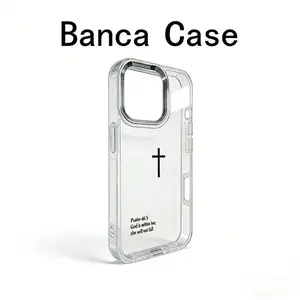 Christian Cross Smartphone Case, Psalm 46:5 Clear Casing for iPhone, Samsung, Google, Motorola Cellphone Accessories, Handheld Device Protection