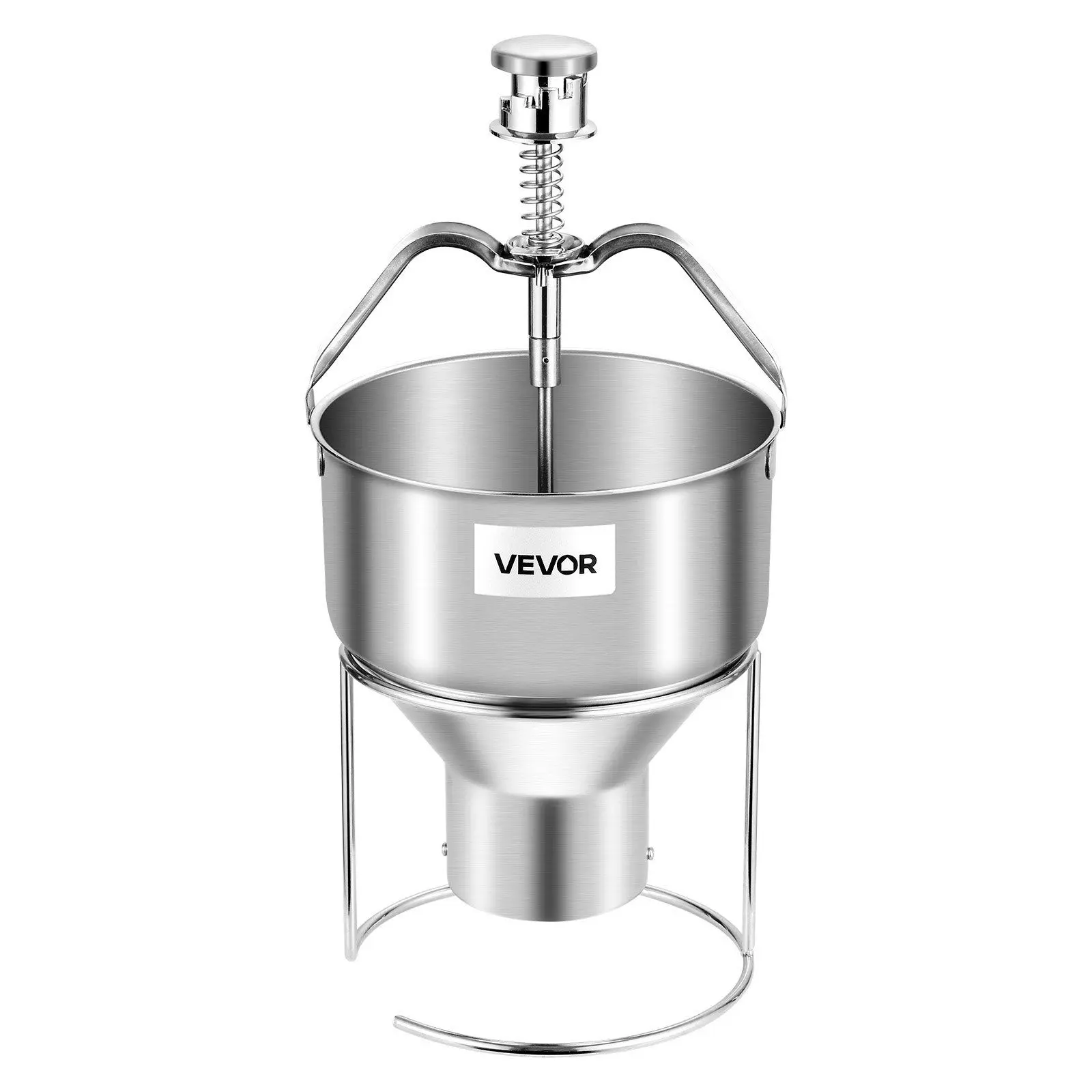 VEVOR Donut Depositor Manual Doughnut Dropper Hopper Stainless Steel Batter Dispenser