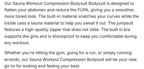 SaunaSculpt Compression Romper