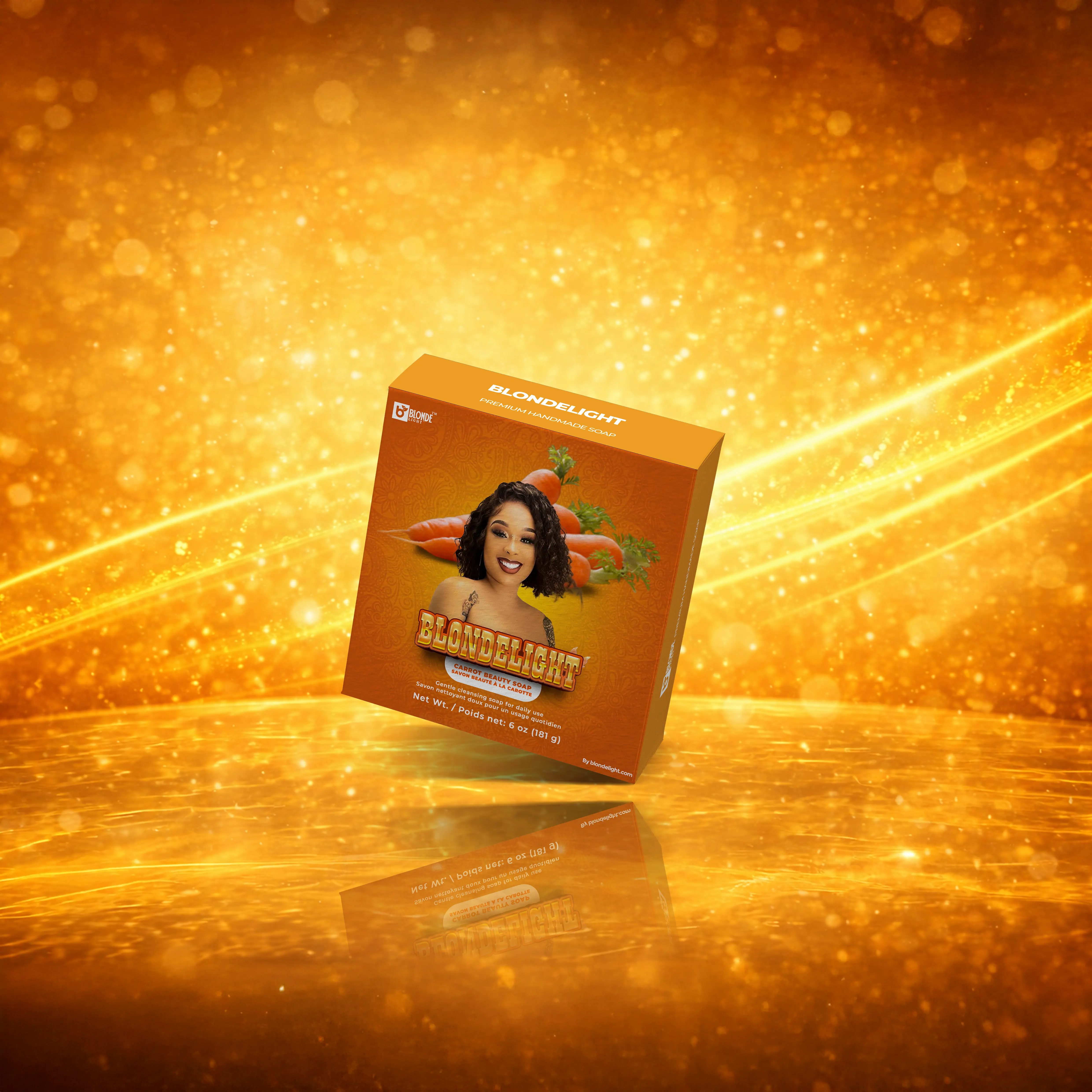 BLONDELIGHT Carrot Beauty Soap – Single Bar