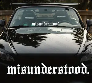 “Misunderstood.” Car Decal