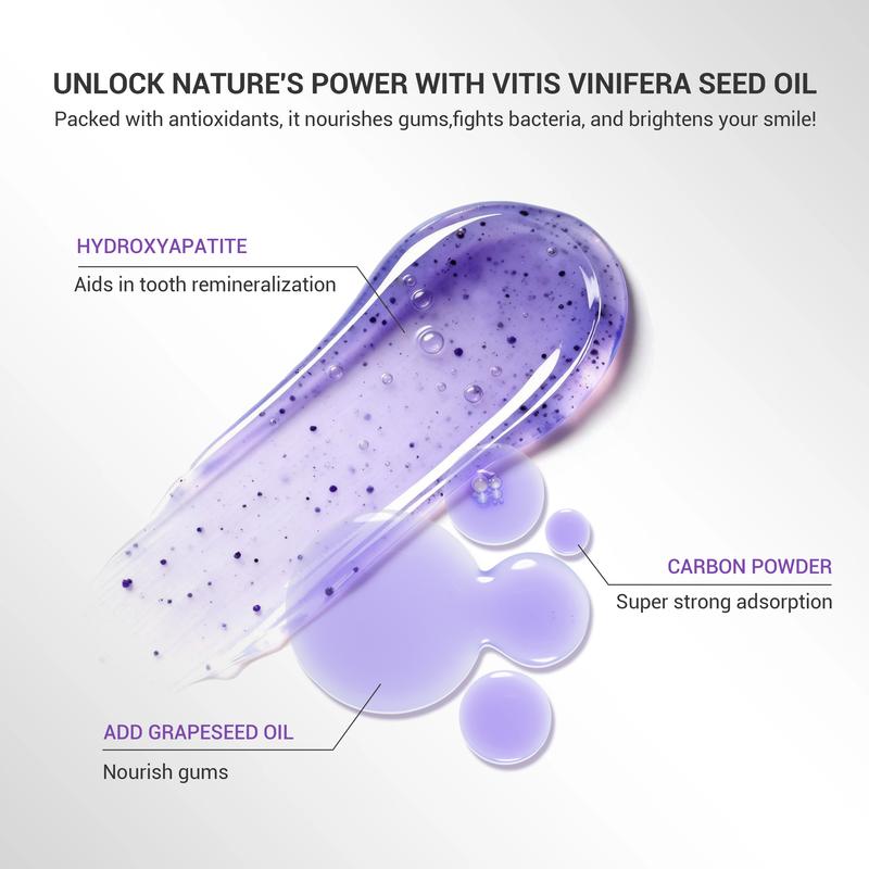 CEELIKE Grape Seed Toothpaste | Multi-Active Formula for a Fresh, Clean Brushing Experience and Daily Oral Care