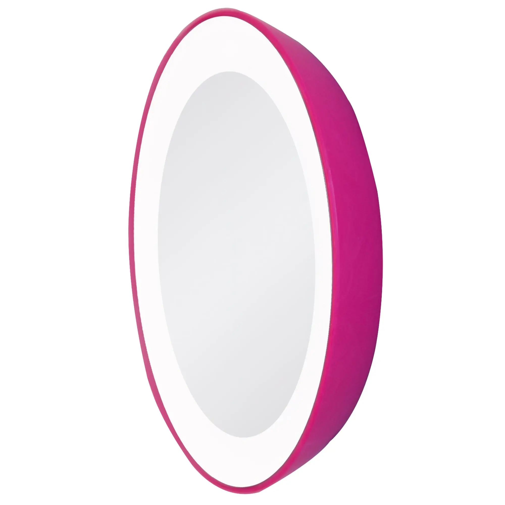 Zadro LED Lighted Spot Travel Mirror in Pink LED10X