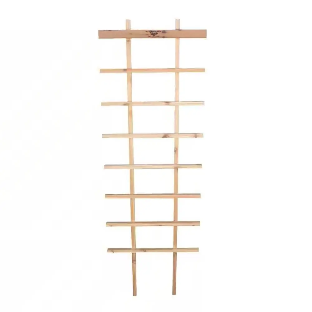 Fast Furnishings Folding 72-inch Outdoor Red Cedar Wood Garden Trellis - Made in the USA