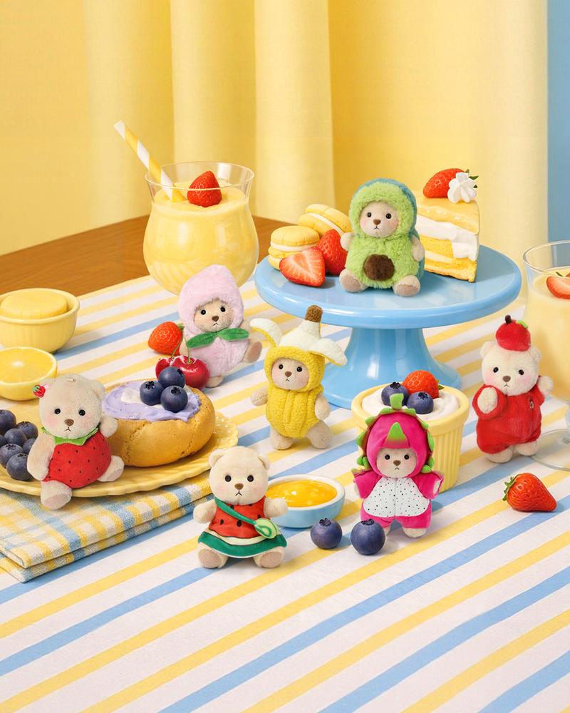 Getahug Fruit Tribe Series Mini Bear Blindbox | 5.9 Inches Plush Pendant Bag Charm Keychains Gift