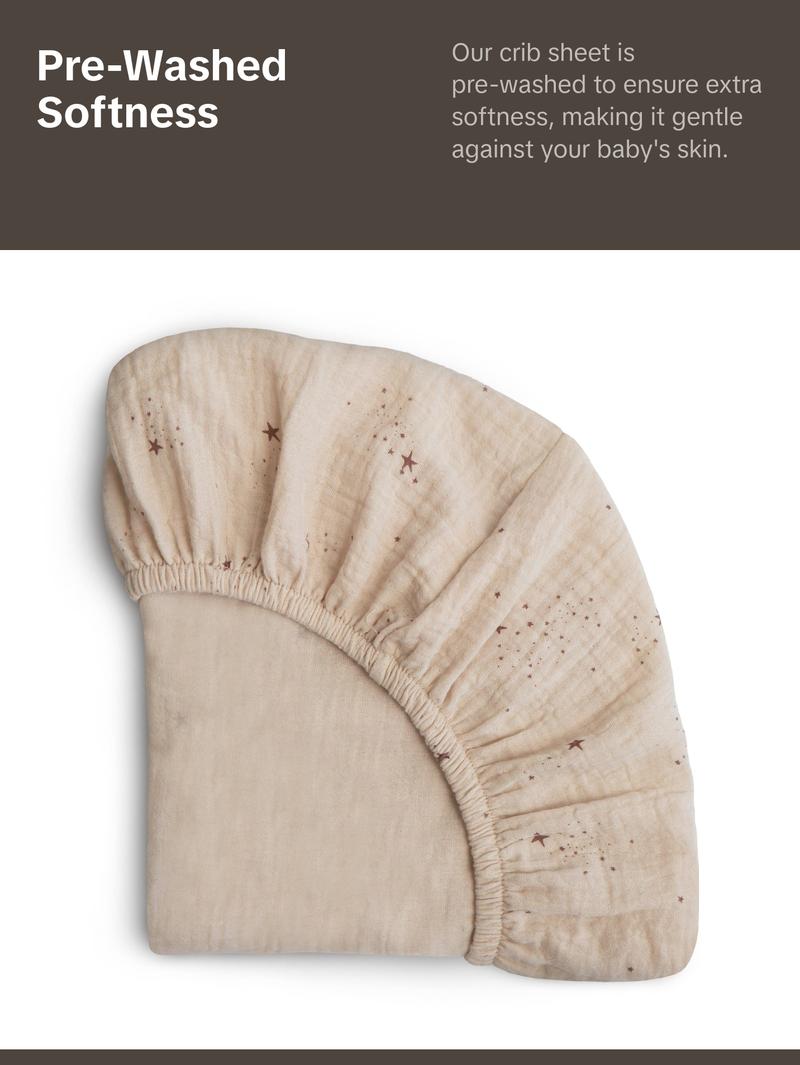 Extra Soft Bassinet Muslin Crib Sheet