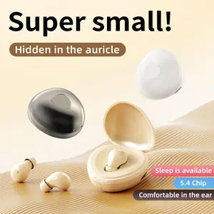 Mini Invisible Earbuds Wireless Bluetooth Headphones Small Earbuds Women Sleeping Earbuds Miniature Sleep Earbuds Tiny Hidden Earbuds Workout Charging Chargeable Audio