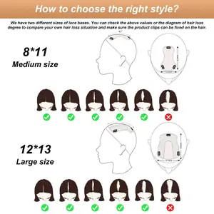 【Don't Buy, Free Gift-Style recommendation service】For the color and size selection of hair topper, for the uncertain buyers, you can contact customer service to help choose the right style.【 can directly contact customer service or homepage after-sales】