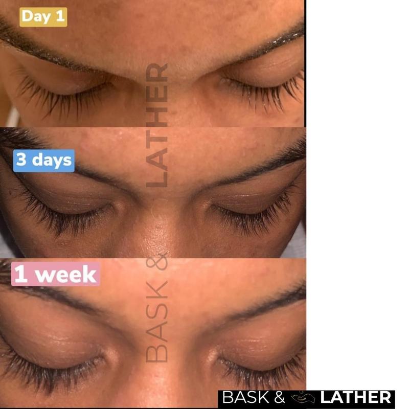 LASH SERUM: Volume Eyebrow and Eyelash For Growth & Thickness Castor Oil Jojoba -3 Month Supply Daily Comfort