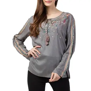 Raj Audrey Embroidered Blouse