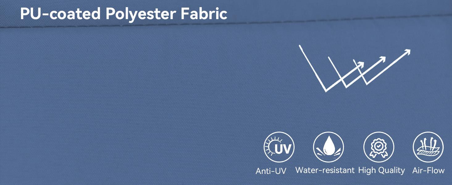 13.6FT Large Patio Umbrella,Outdoor Double-Sided Rectangle Umbrella with Crank,Patio Umbrella for Pool Lawn Garden Backyard