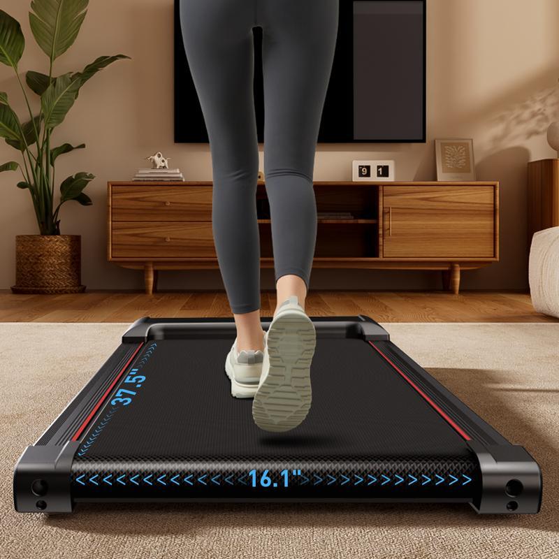 Desk Treadmill, HighDefinition Big Screen Walking Pad for HomeSmall, 2.5 HP Quiet Brushless, 265 LBS Capacit