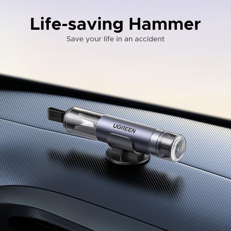 UGREEN 2-in-1 Car Window Breaker & Seatbelt Cutter,Upgraded Safe Hammer Glass Breaker Under Water, Car Hammer Seatbelt Cutter Window Breaker Emergency Escape Tool, Glass Breaker for New Cars– Must For Car-Emergency Escape Tool, TikTokShopHolidayHaul