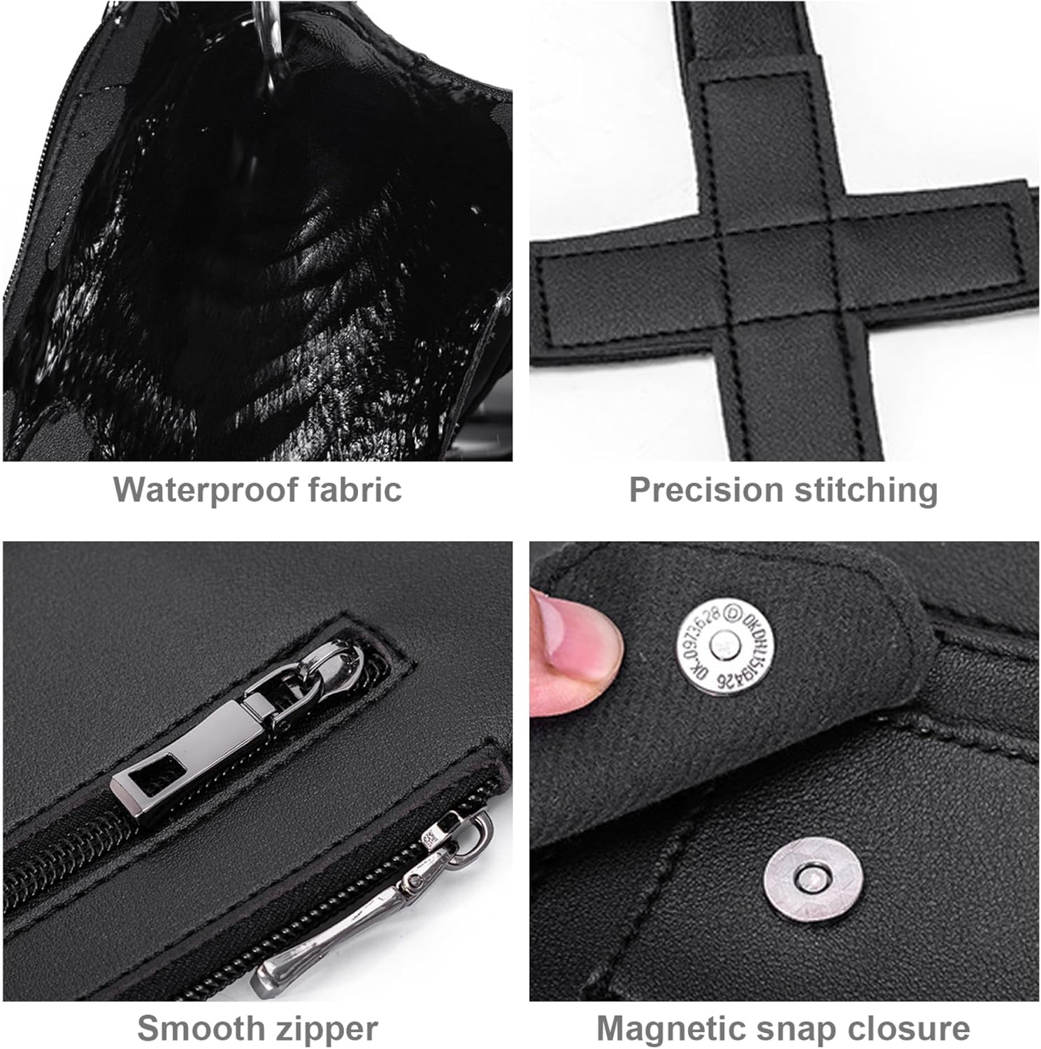 Premium Leather Adjustable Underarm Shoulder Bag for Men & Women Anti-theft Hidden Storage for Cell Phones & Outdoor Gear Versatile for Cycling Hiking & More