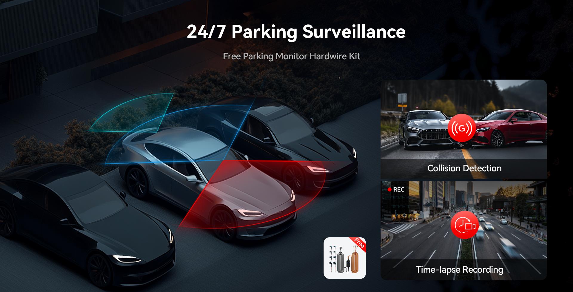 REDTIGER F17 Elite 4K 3-Channel Dash Cam with STARVIS 2 IMX678 & IMX675, 128GB Card, Full Night Color, 4K+2.5K+1080P Front Rear Inside, Touch Screen, Voice Control, 5GHz WiFi 6, GPS, HDR, Parking Mode, 24 Hours Recording - Car Camera Holiday Haul