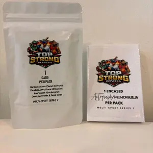 Top Strong Repacks Multi-Sport Series 2- Autograph Memorabilia Or #'d Per Pack