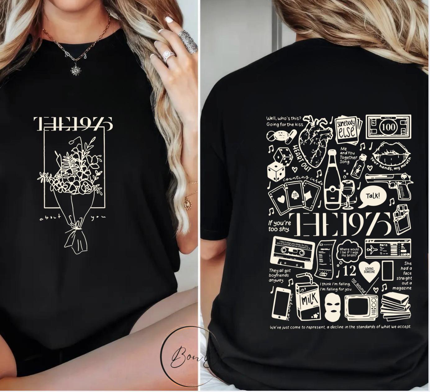 The 1975 Tour T-shirt/Sweatshirt, Band Graphic Crewneck Sweatshirt, Music Lover Pullover, Vintage Rock Streetwear Gift for Fans