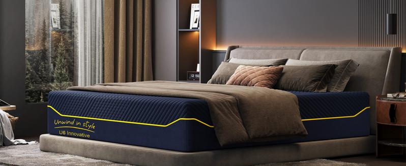 Green Tea Gel Memory Foam Mattress in A Box with Medium Firm, Removable Washable Cover, Fiberglass Free Pressure Relief