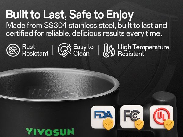 VIVOSUN Gummy Maker Machine, Hands-Free Candy Maker, Oil Infused Edible Mixer with Dual Rotor, Food-Grade Stainless Steel Pot and Silicone Molds, for Gummies Bear, DIY Candies, Party Treats