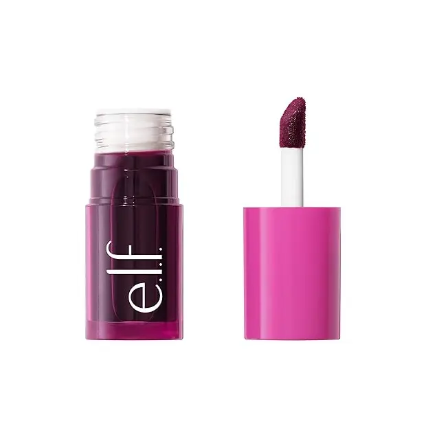 e.l.f. Sheer For It Blush Tint, Multi-Use, Long-Lasting Lip & Cheek Makeup, Creates A Natural Flush Finish, Vegan & Cruelty-Free, So Petal