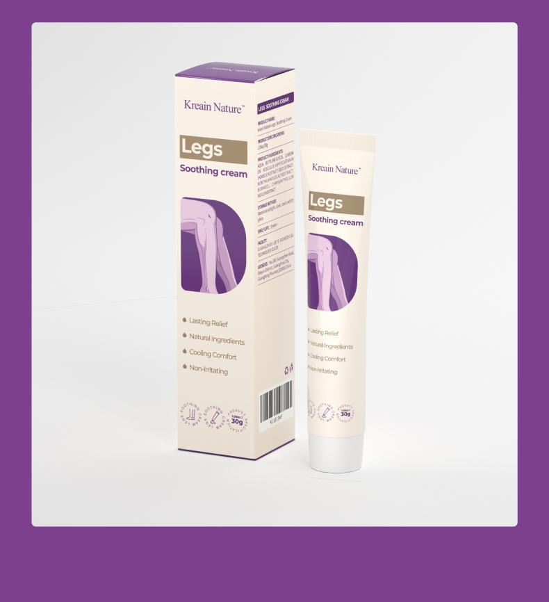 【Buy 1 Get 1 Free】Kreain Nature 4 Varicose Vein Treatment Cream Nature Ingredients Relieve Leg Pressure Centella Asiatica Root Extract dealsforyoudays