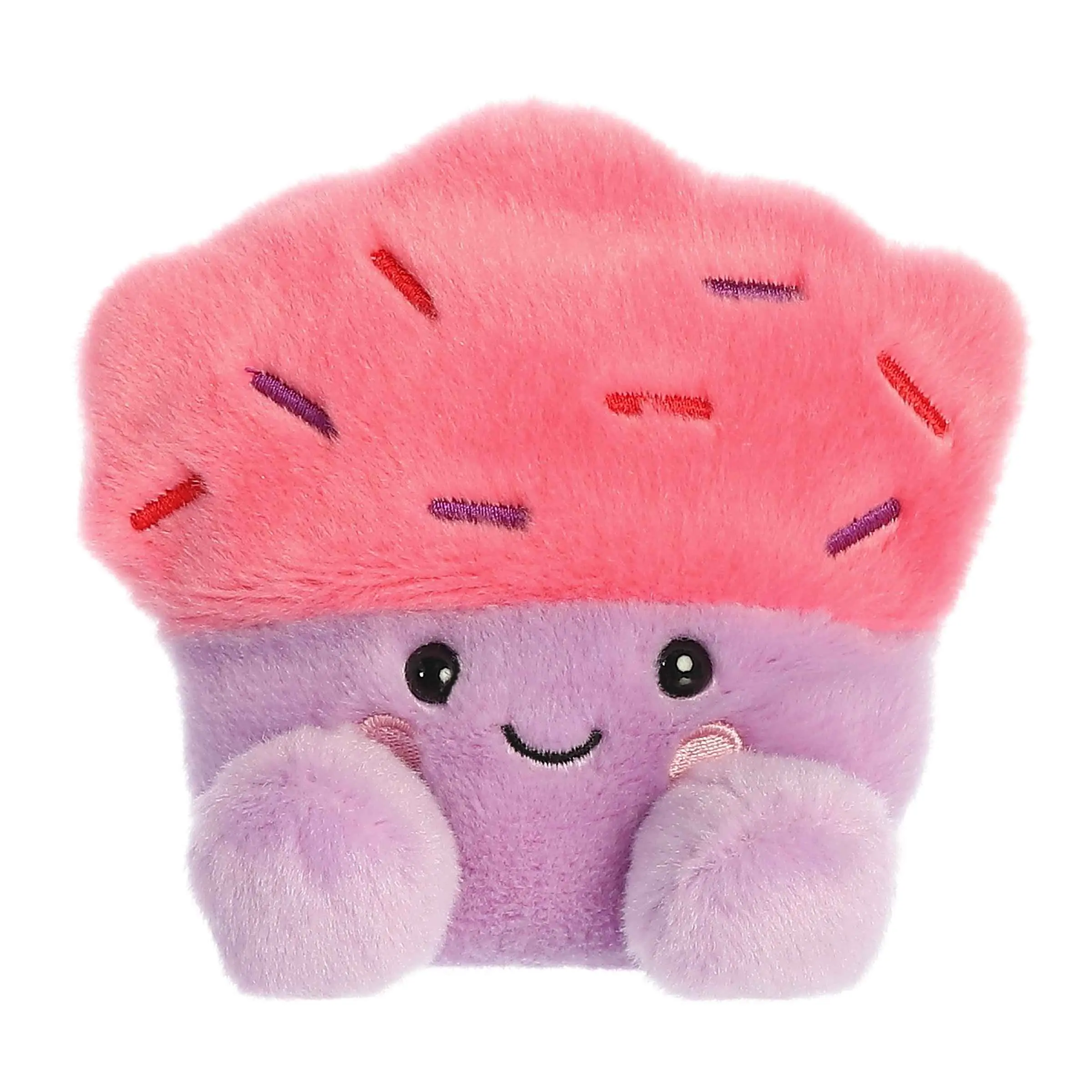 Palm Pals Adorable Marzia Cupcake 5 inch Pink Mini Soft Plush Collectable Stuffed Animal
