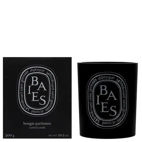 Diptyque Baies Fragrance 2-Pack Oval Jar Candles - 10.2 oz Luxury Floral Soy Wax, Home Decor Room Freshener for Aromatherapy
