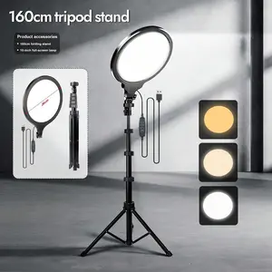 10" Ring Light Kit With 63" Adjustable Tripod & Phone Holder – Dimmable Professional LED Ring Light For Video Recording, Makeup, Streaming, YouTube – Essential For World Cup & Easter Content Creation #TikTokShopStockUp #TikTokShopMothersDay